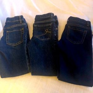 Girls Skinny Jeans, 3 pair